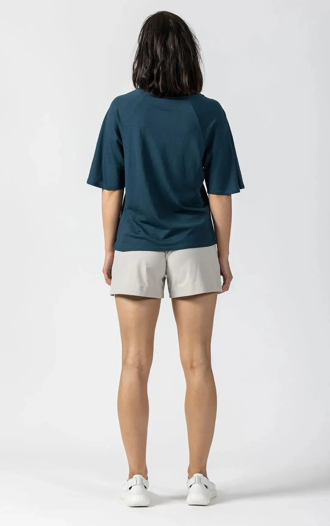 180G MERINO FLUTTER SLEEVE TEE