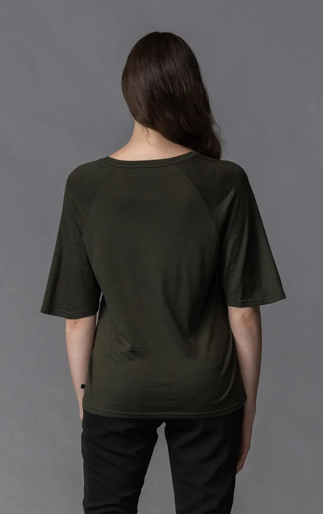 180G MERINO FLUTTER SLEEVE TEE