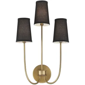 3-Light Wall Sconce