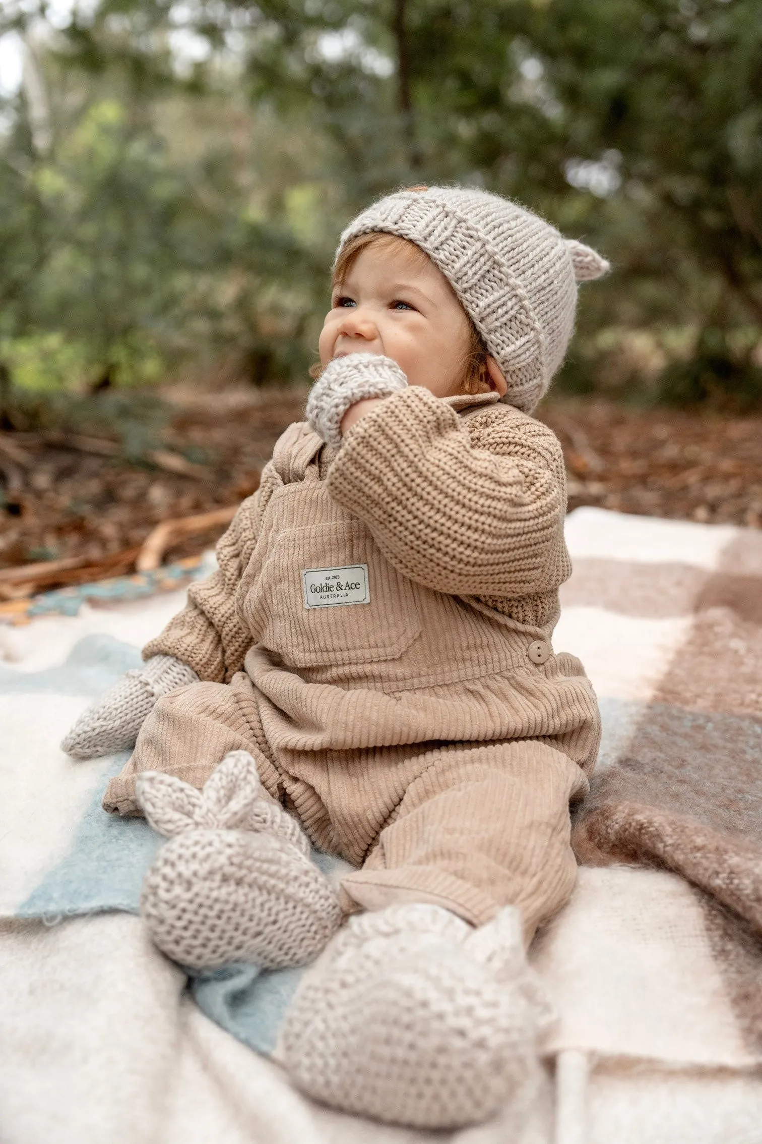 Acorn Cottontail Beanie - Oatmeal