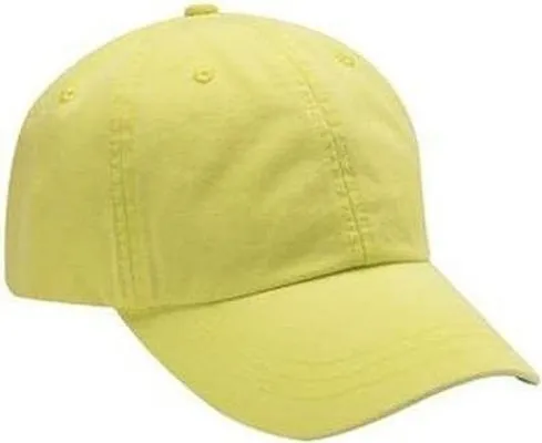 Adams AD969 Optimum Pigment Dyed-Cap - Neon Yellow