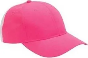 Adams PE105 Adult Contrast Back Stripe Clubhouse Cap - Pink