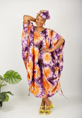 African Kaftan Boubou Bubu Maxi Dress - Demi