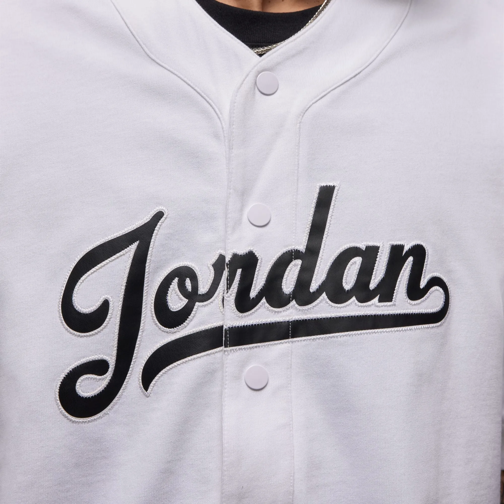 Air Jordan Flight MVP Baseball Jersey (White/Black)