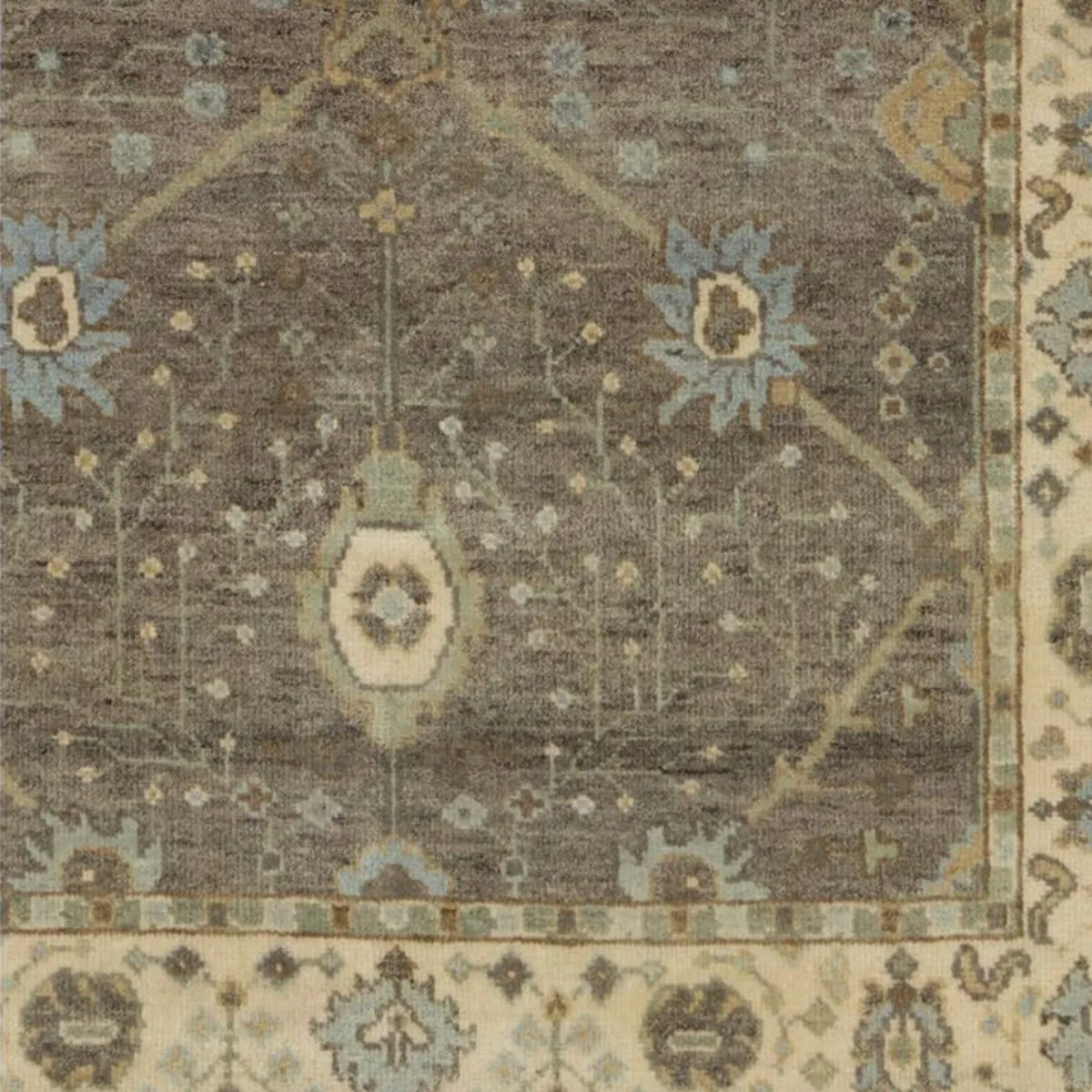 Anise Hand Knotted Rug Sample