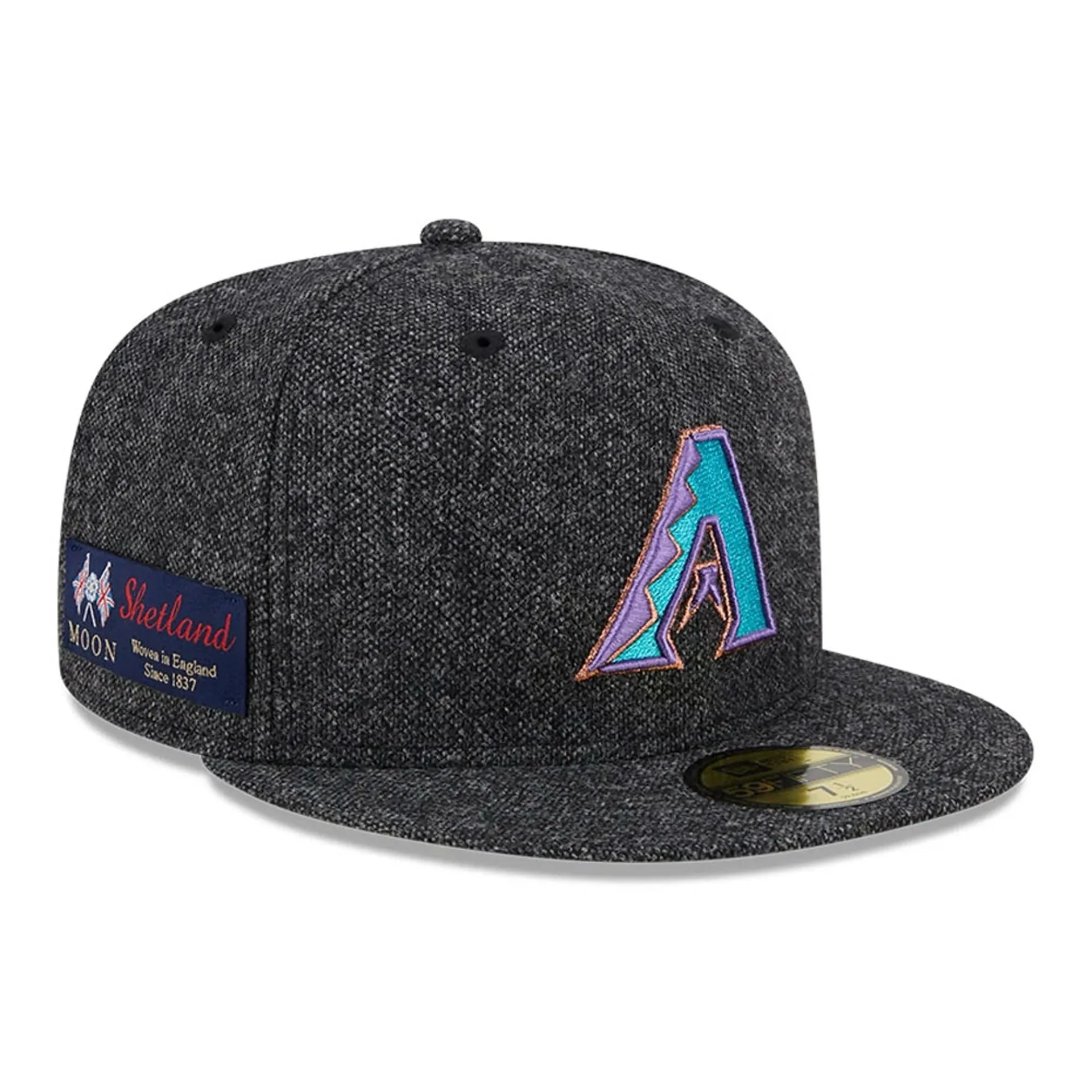 Arizona Diamondbacks Moon Black 59FIFTY Fitted Cap