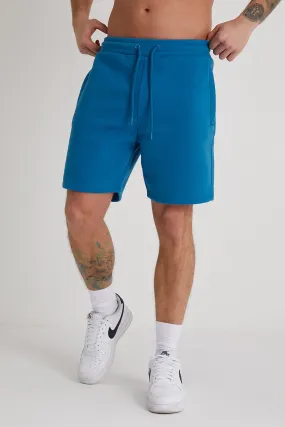 Banks premium brushback fleece shorts in Admiral