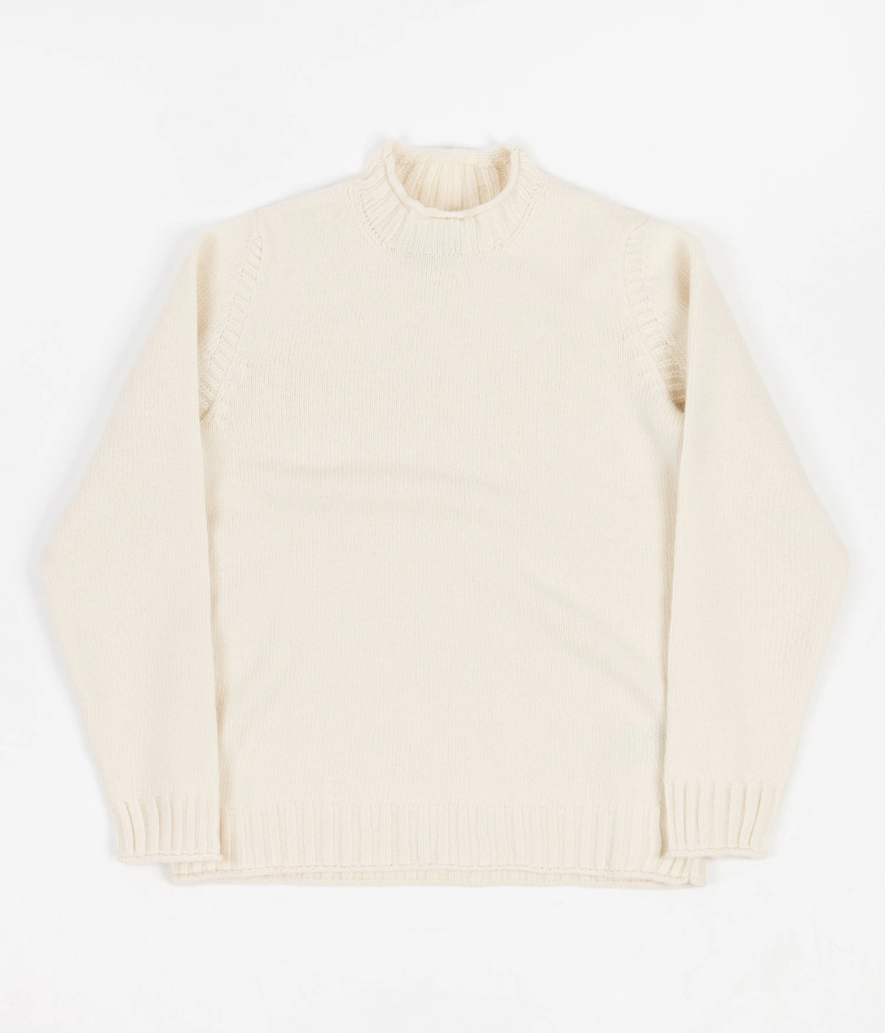 Barbour White Label Morpeth Fisherman Crewneck Sweatshirt - Ecru