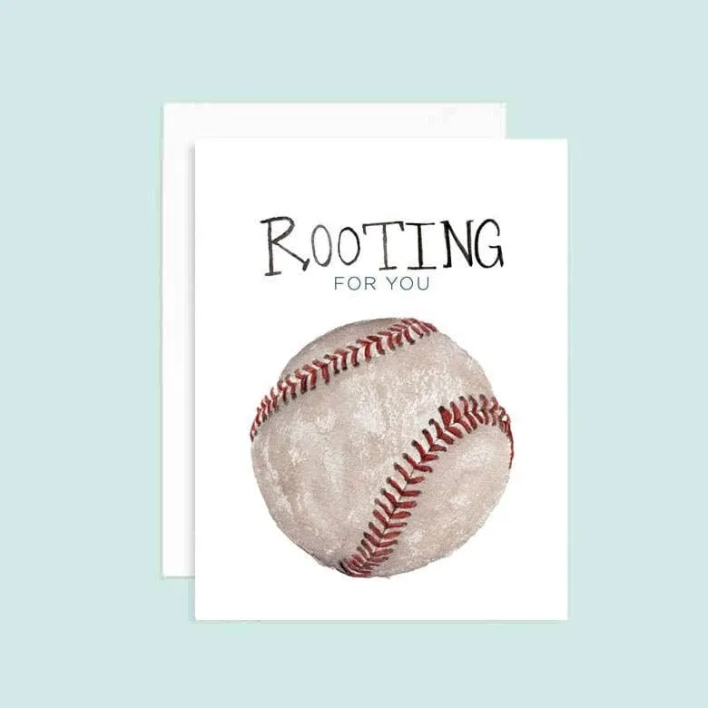 Baseball Rooting For You Card