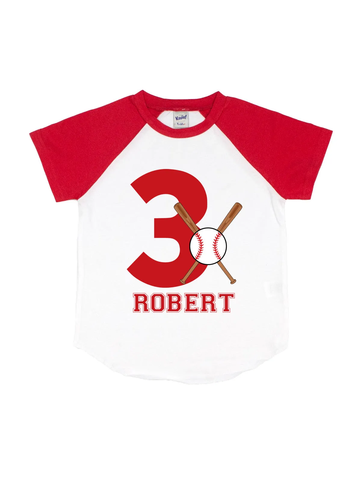 Batter Up Baseball Raglan Shirt - Personalized