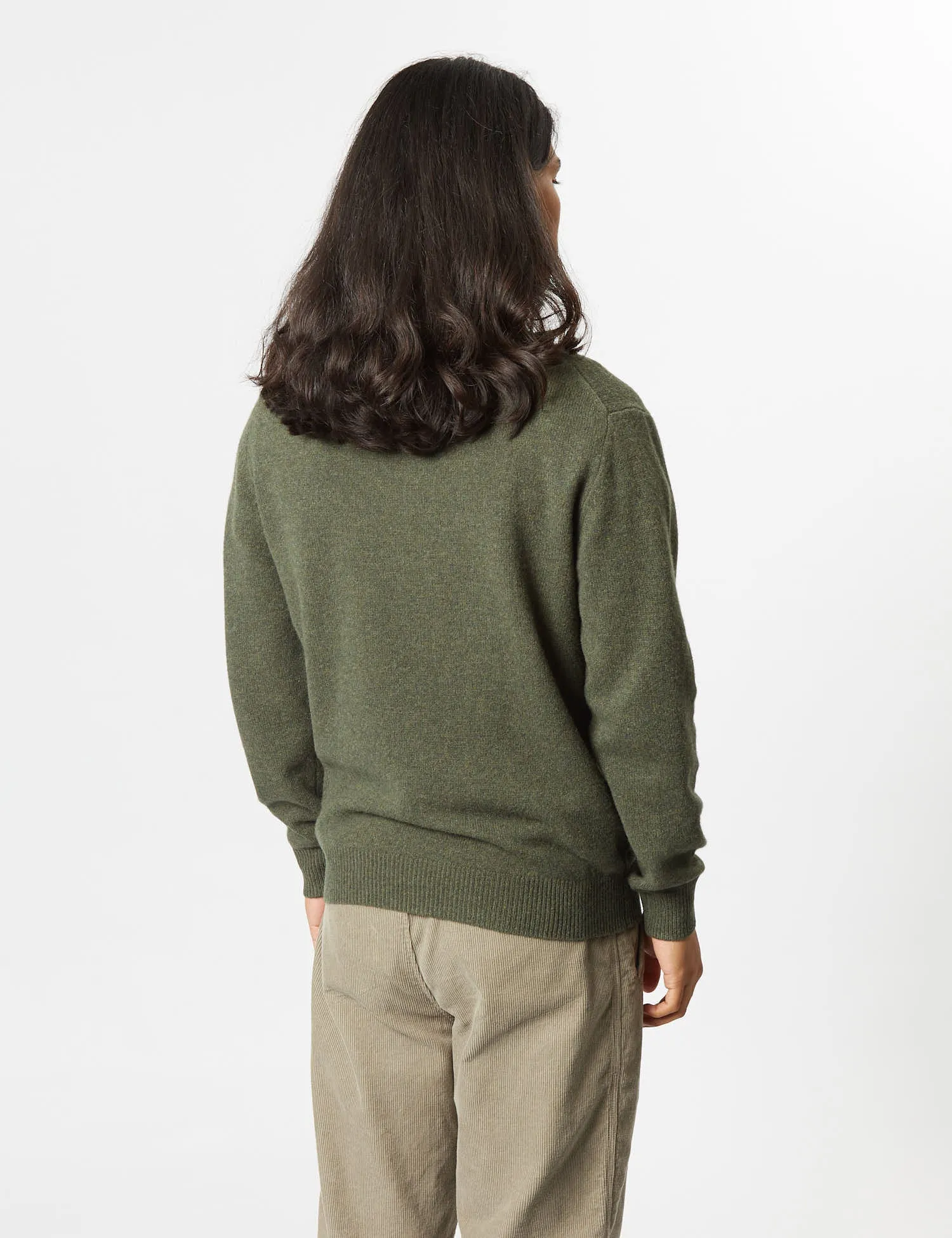 Beams Plus Knit Polo 9G - Green