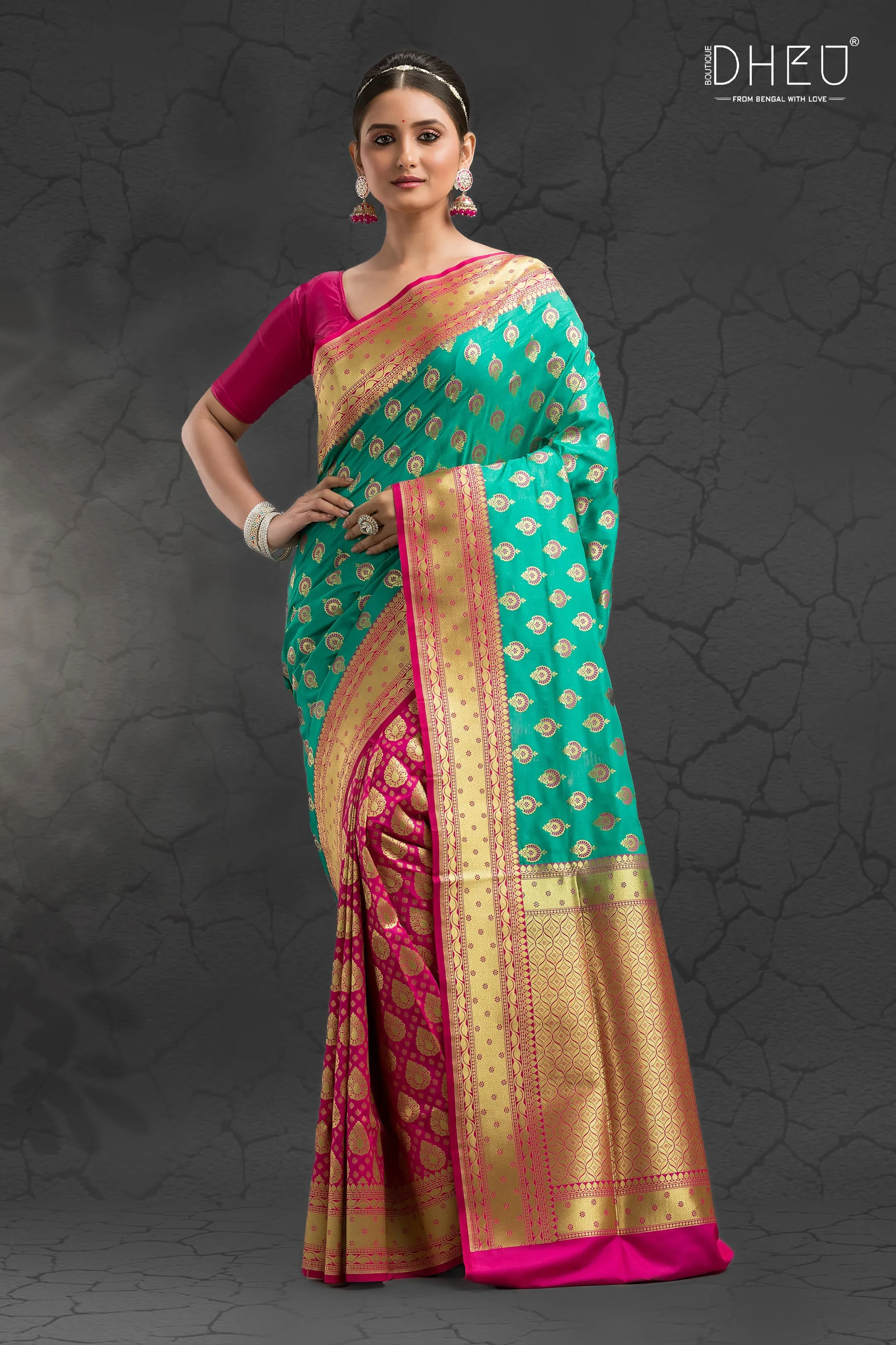 Biyer Saaj - Designer Zardausi Benarasi Saree