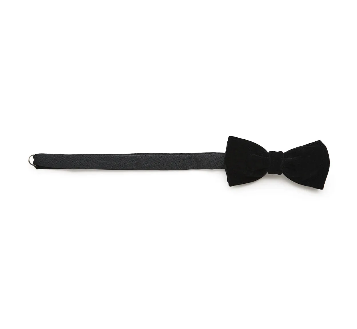 Black Velvet Pre Tied Bow