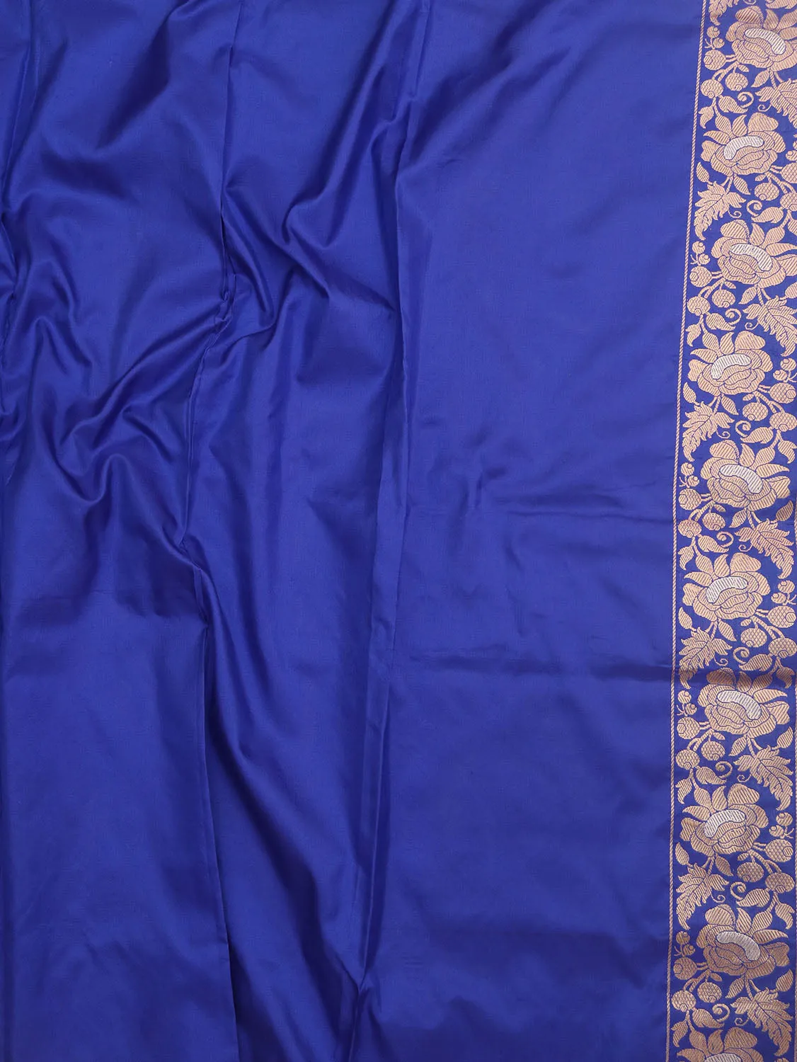 Blue Banarasi Handloom Pure Katan Silk Saree