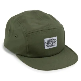 Bored of Southsea Daily Use 5 Panel Cap - Olive