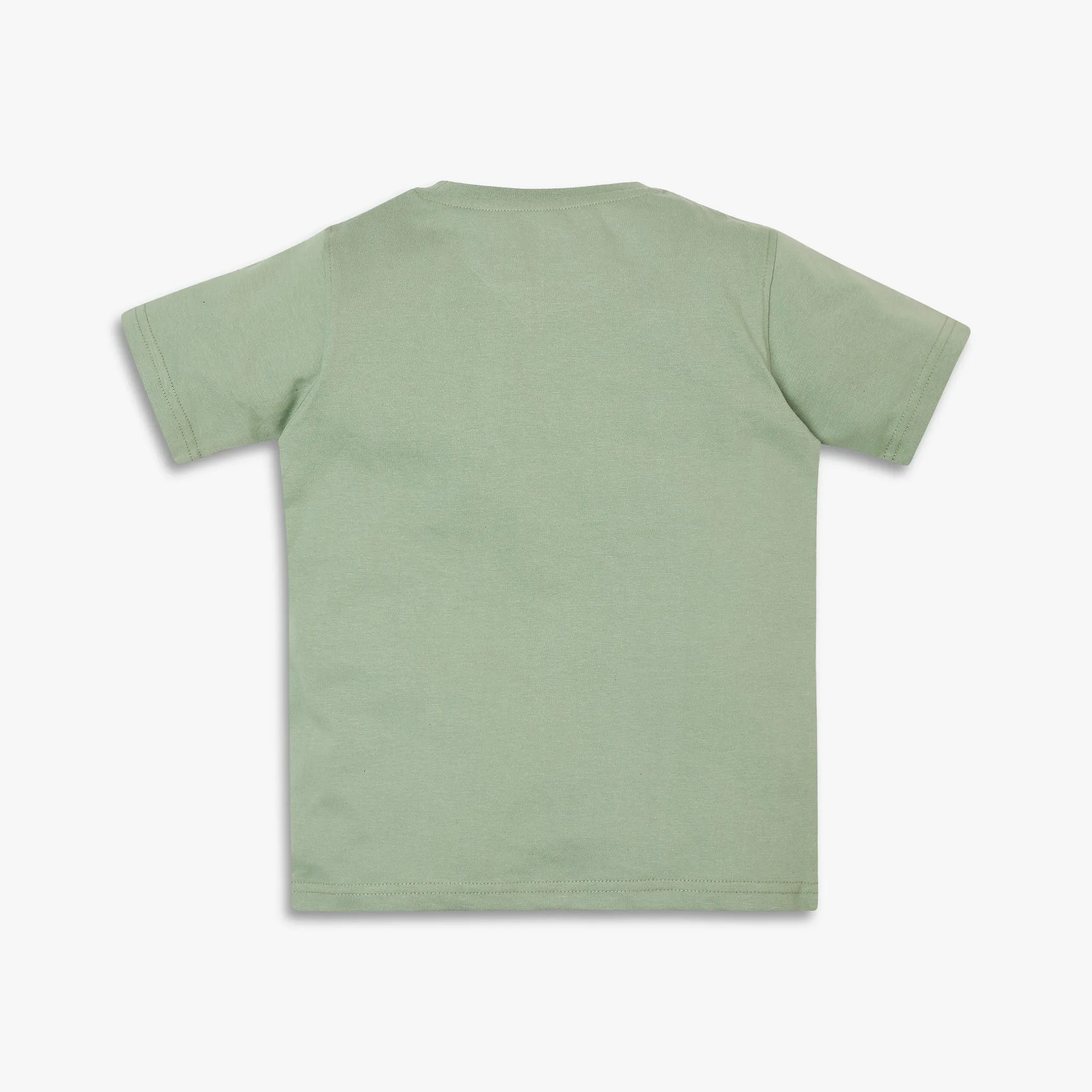 Boy's Regular Fit Solid T-Shirt