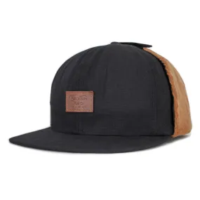 Brixton Grade Ear Flap Cap Black