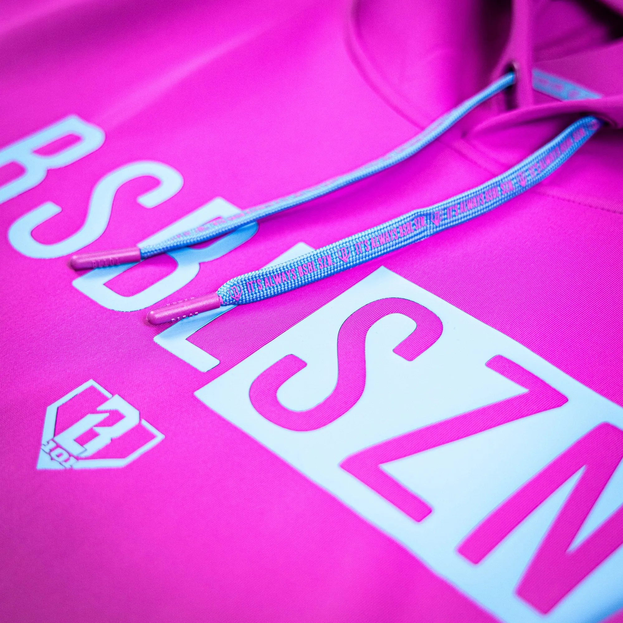 BSBL-SZN Short Sleeve Hoodie V3 Cotton Candy Pink