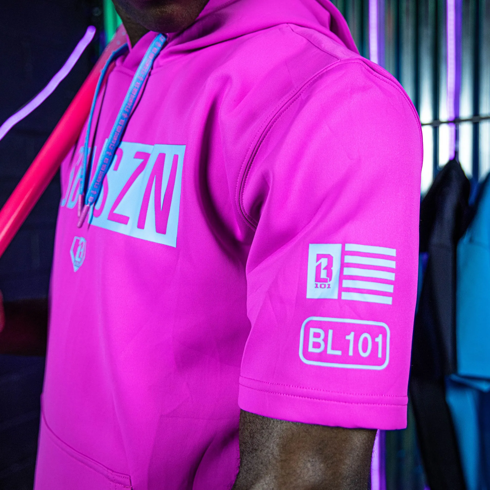 BSBL-SZN Short Sleeve Hoodie V3 Cotton Candy Pink