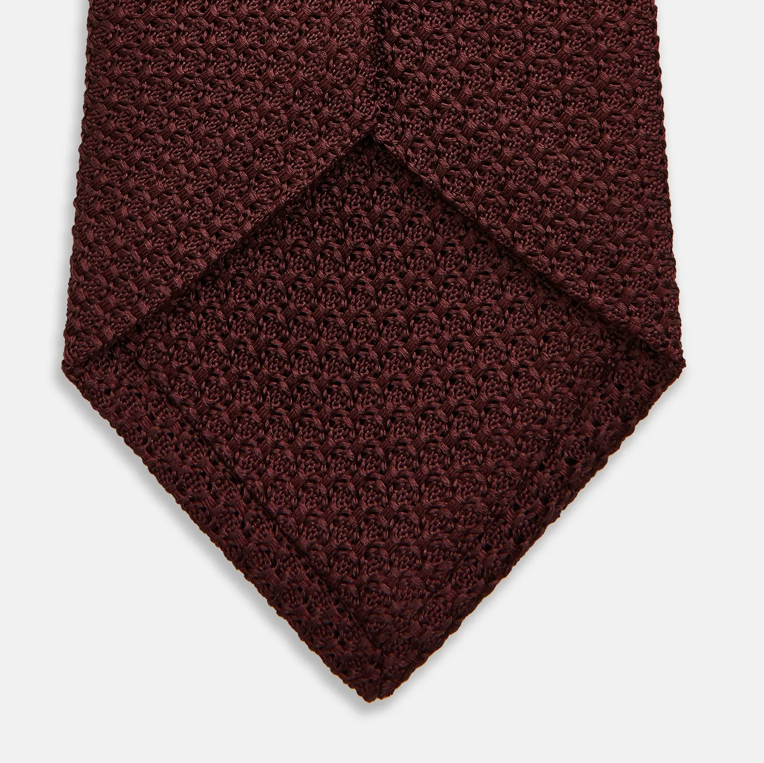 Burgundy Knitted Tie