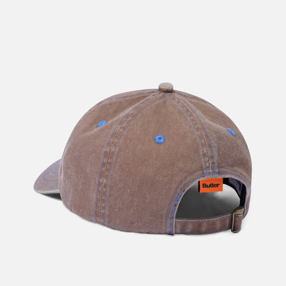 Butter Goods - Rounded Logo 6 Panel Cap - Bark