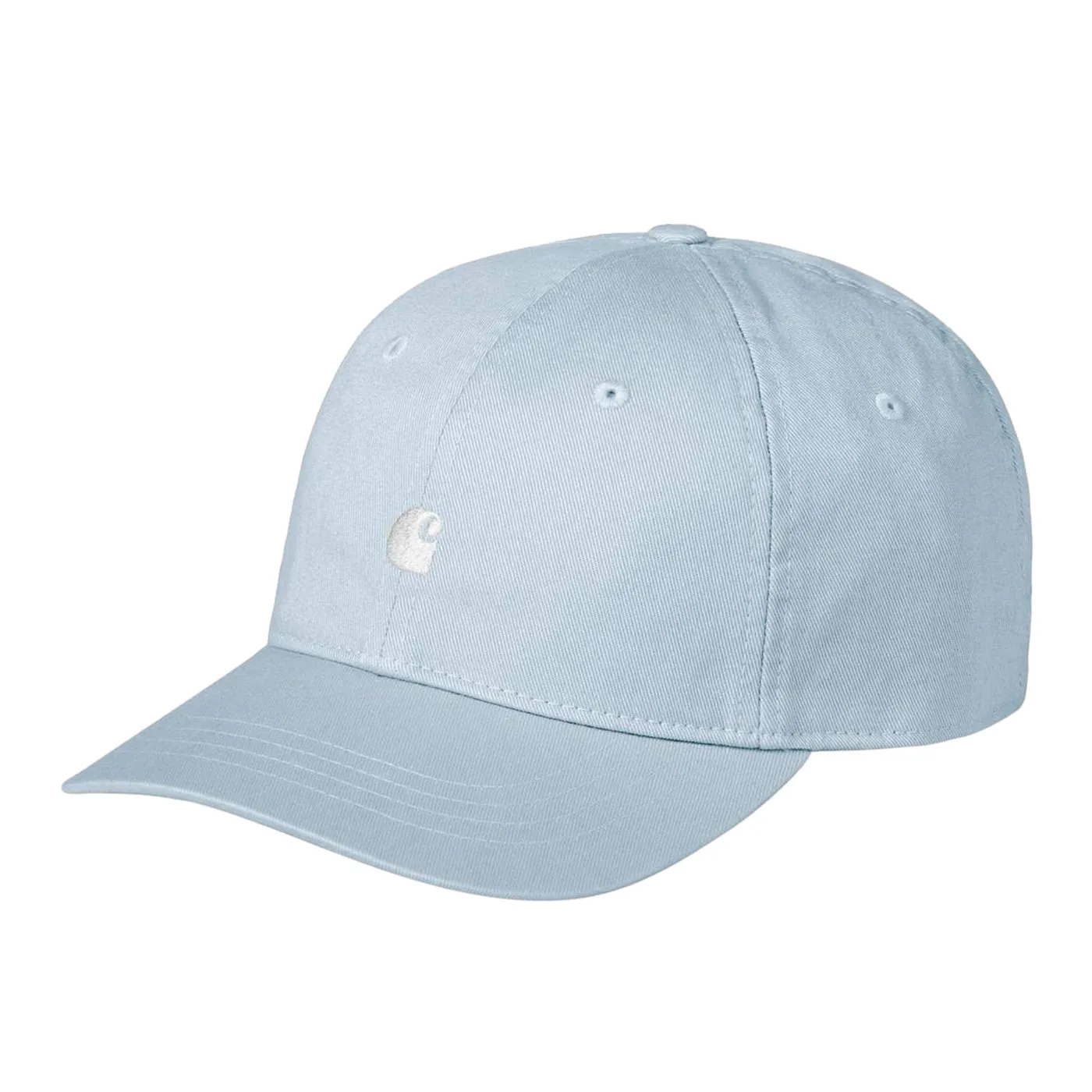 Carhartt WIP Madison Logo Cap - Frosted Blue / White