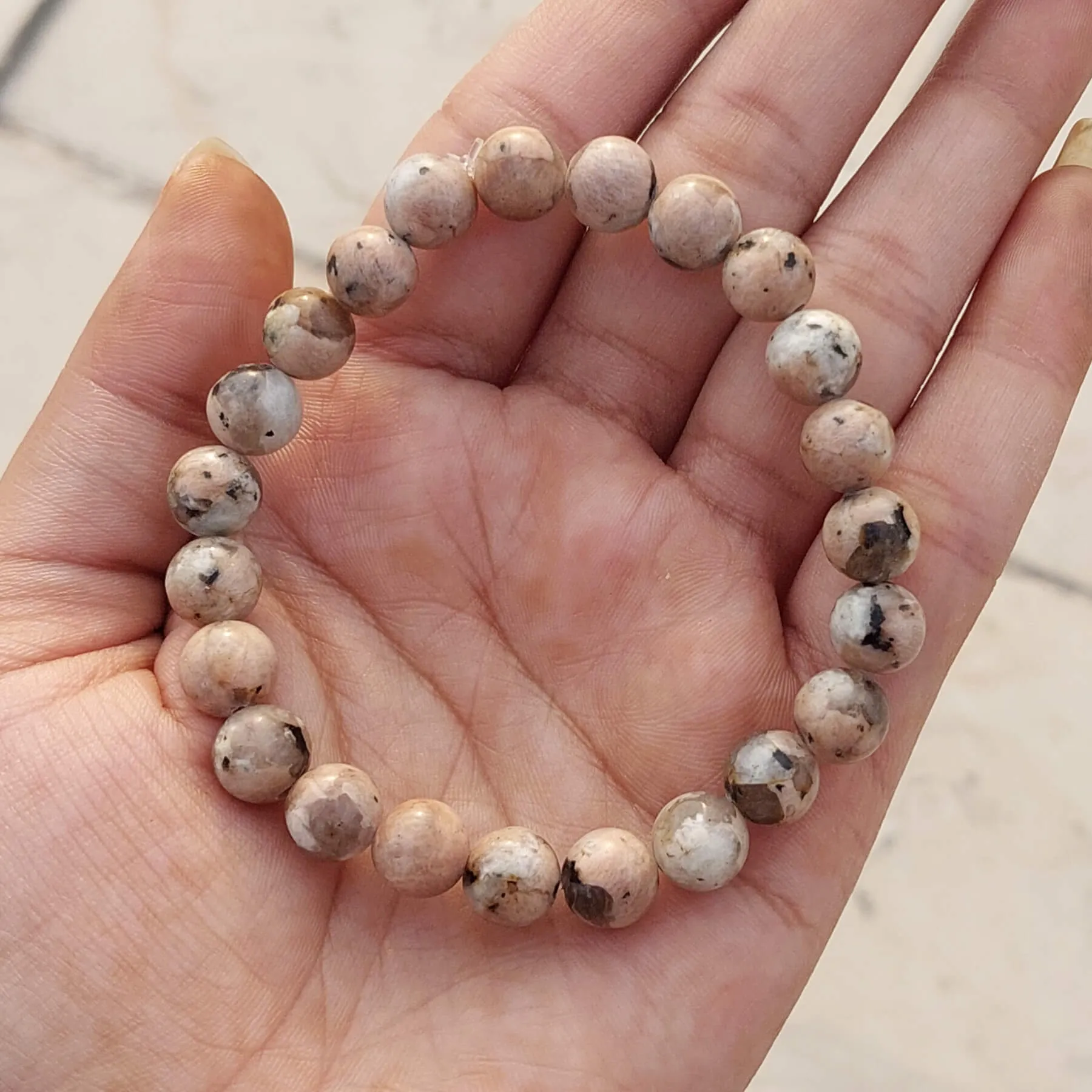 Certified Maifanite 8mm Natural Stone Bracelet