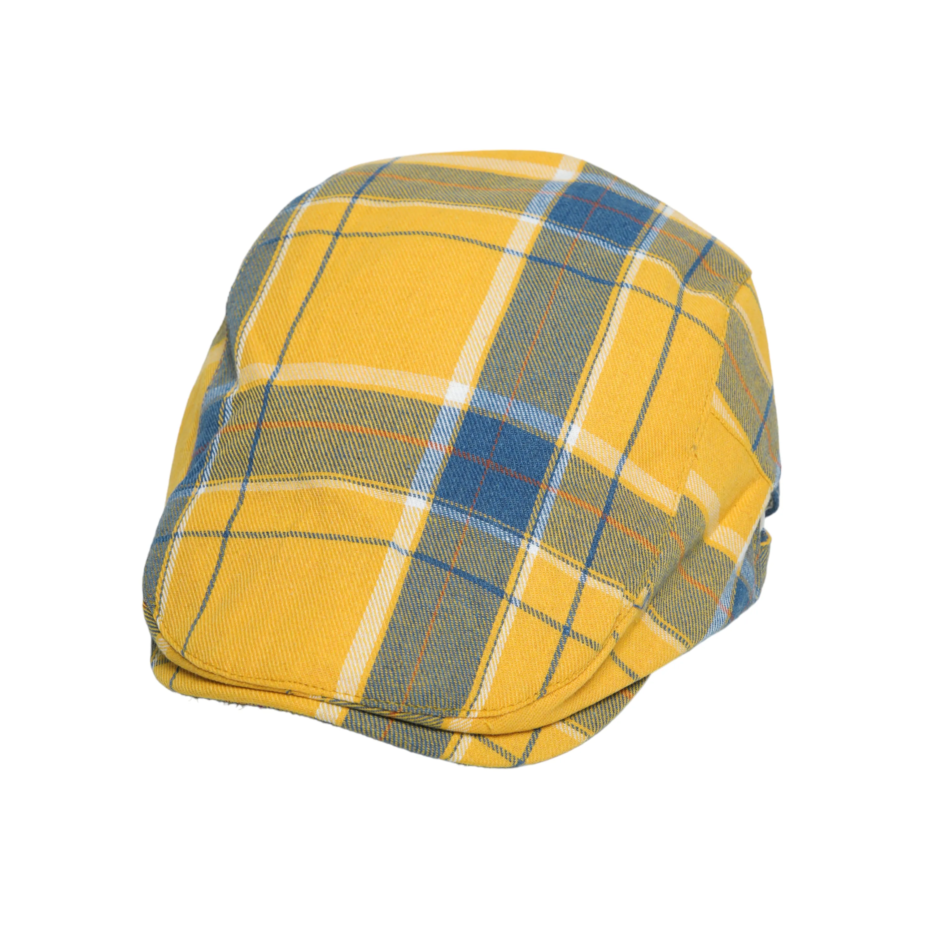 Chokore Classic Checked Ivy Cap (Yellow)