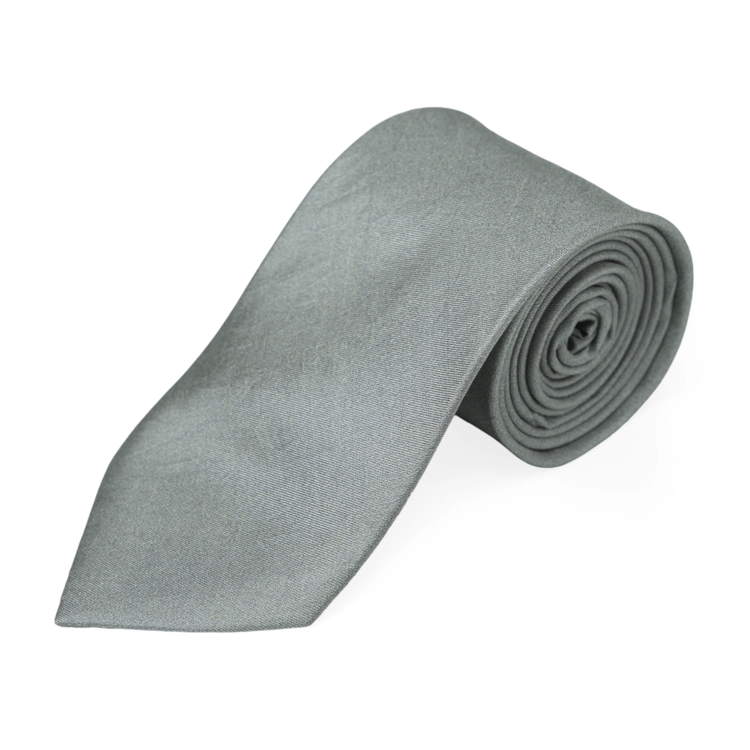 Chokore Garnet - Pocket Square & Chokore Dark Grey Twill Silk Tie - Solids line