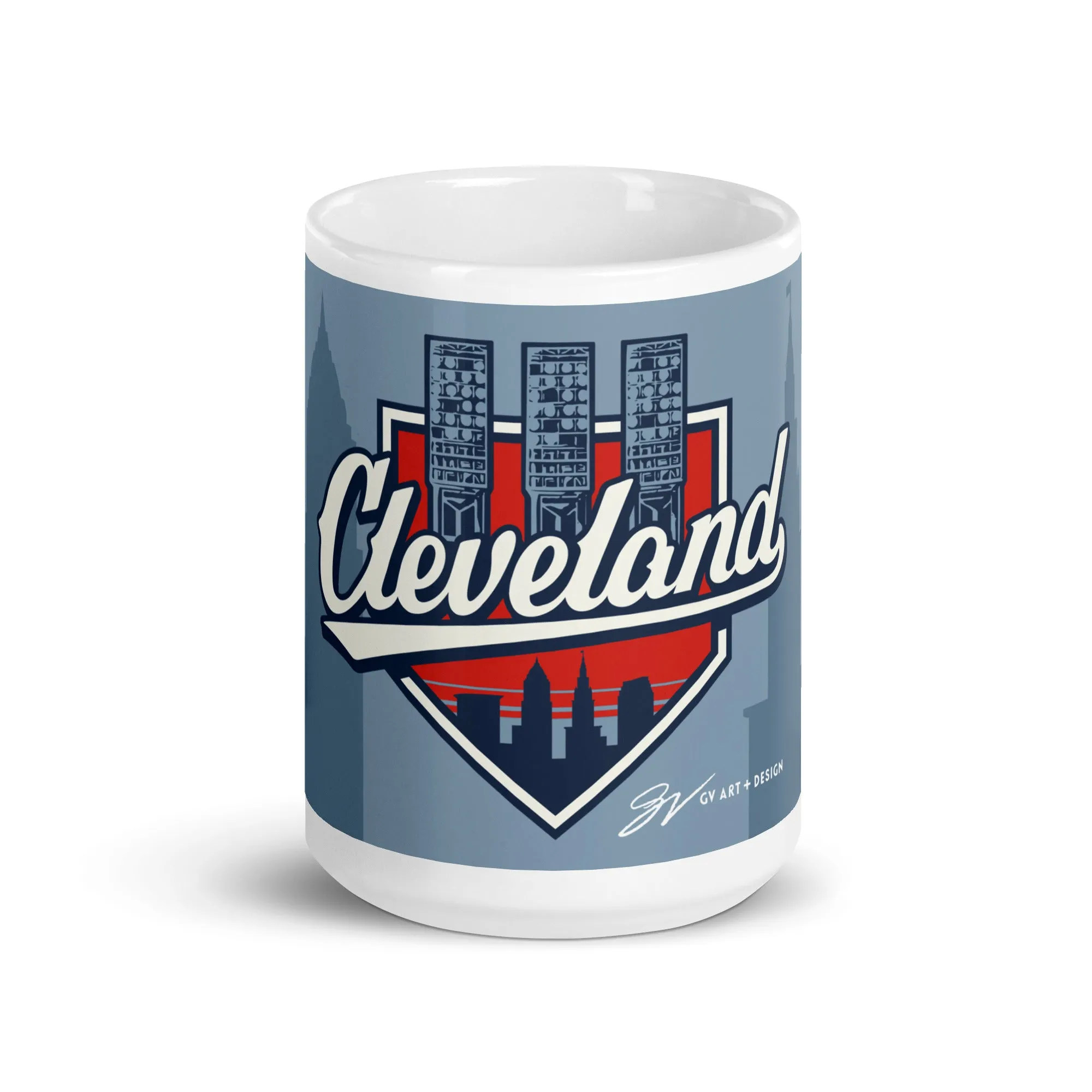 Cleveland Baseball Lights Mug