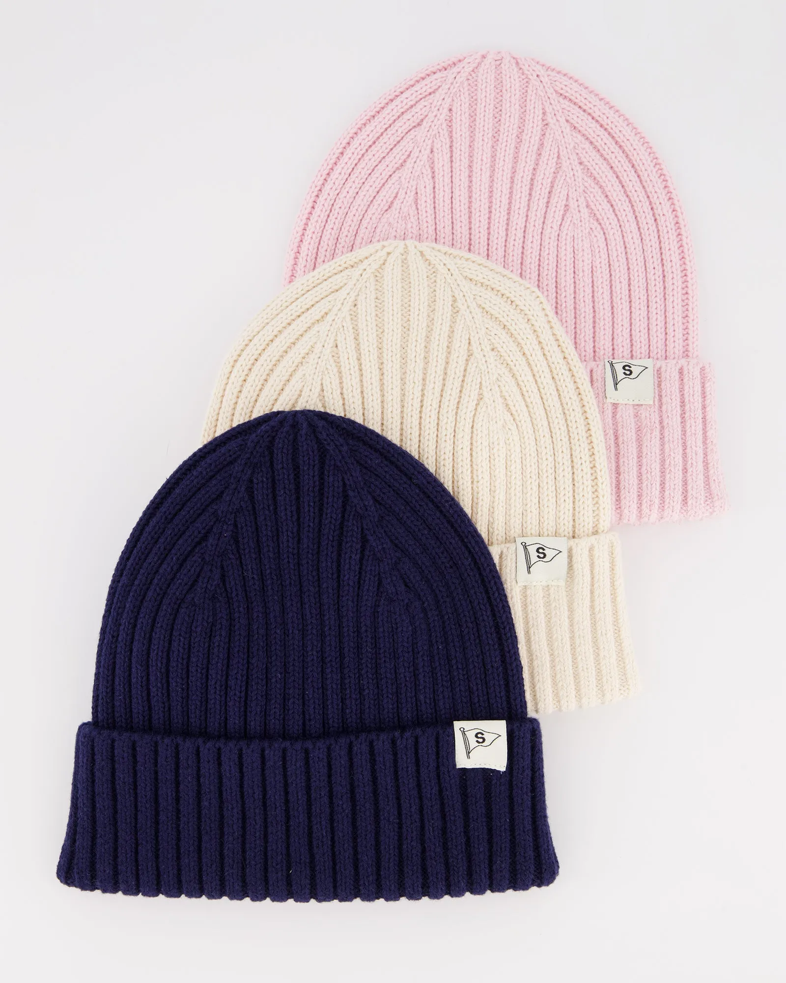 Cotton Knit Beanie - Dusty Pink