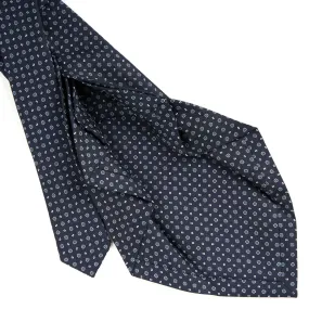 DARK BLUE 7 FOLD SARTORIAL SILK TIE