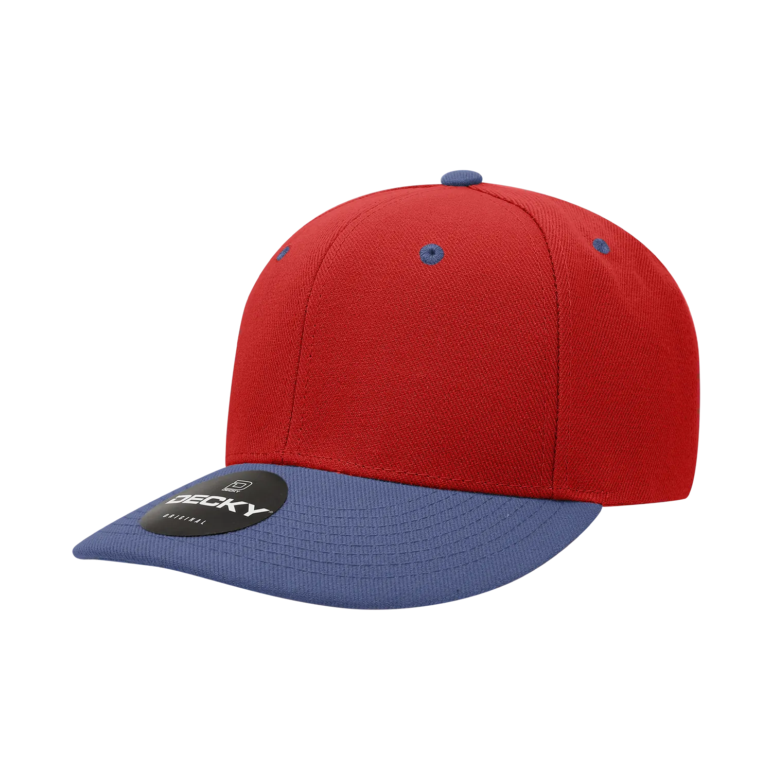 Decky 207 - Deluxe, Mid Pro Baseball Hat, 6 Panel Structured Cap - CASE Pricing