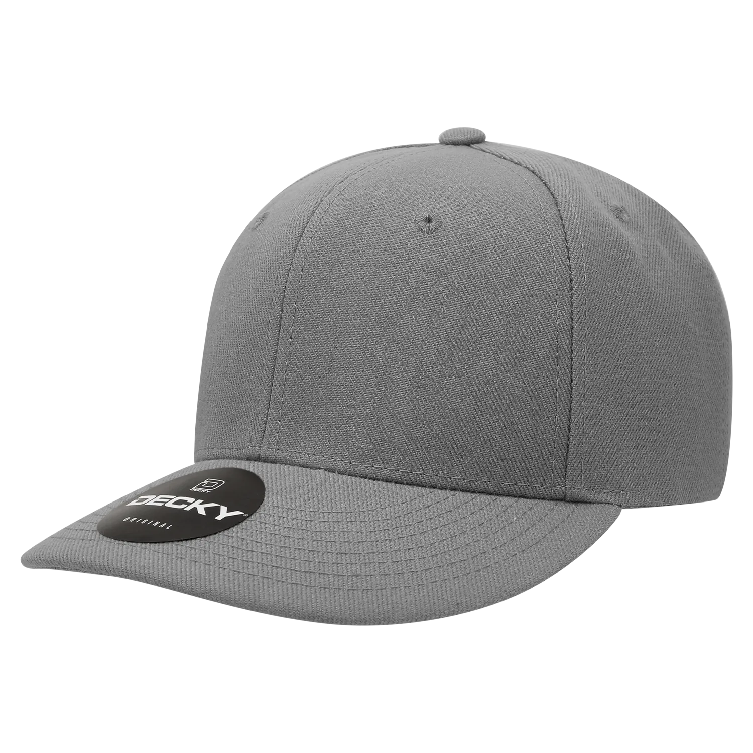 Decky 207 - Deluxe, Mid Pro Baseball Hat, 6 Panel Structured Cap - CASE Pricing