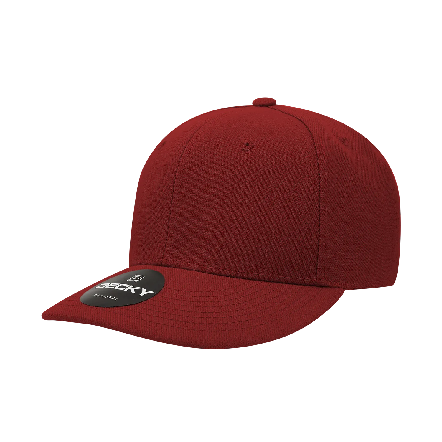 Decky 207 - Deluxe, Mid Pro Baseball Hat, 6 Panel Structured Cap - CASE Pricing