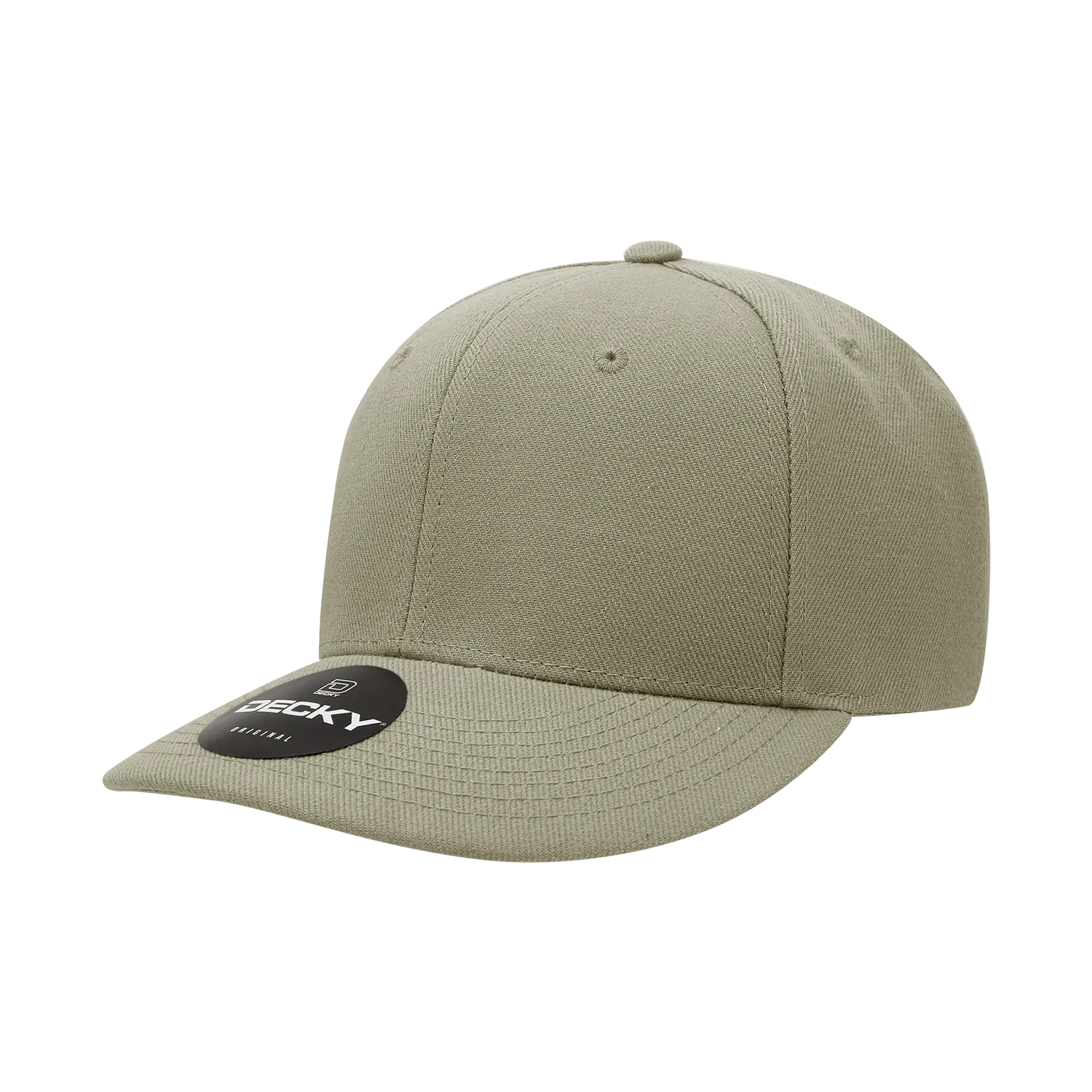 Decky 207 - Deluxe, Mid Pro Baseball Hat, 6 Panel Structured Cap - CASE Pricing