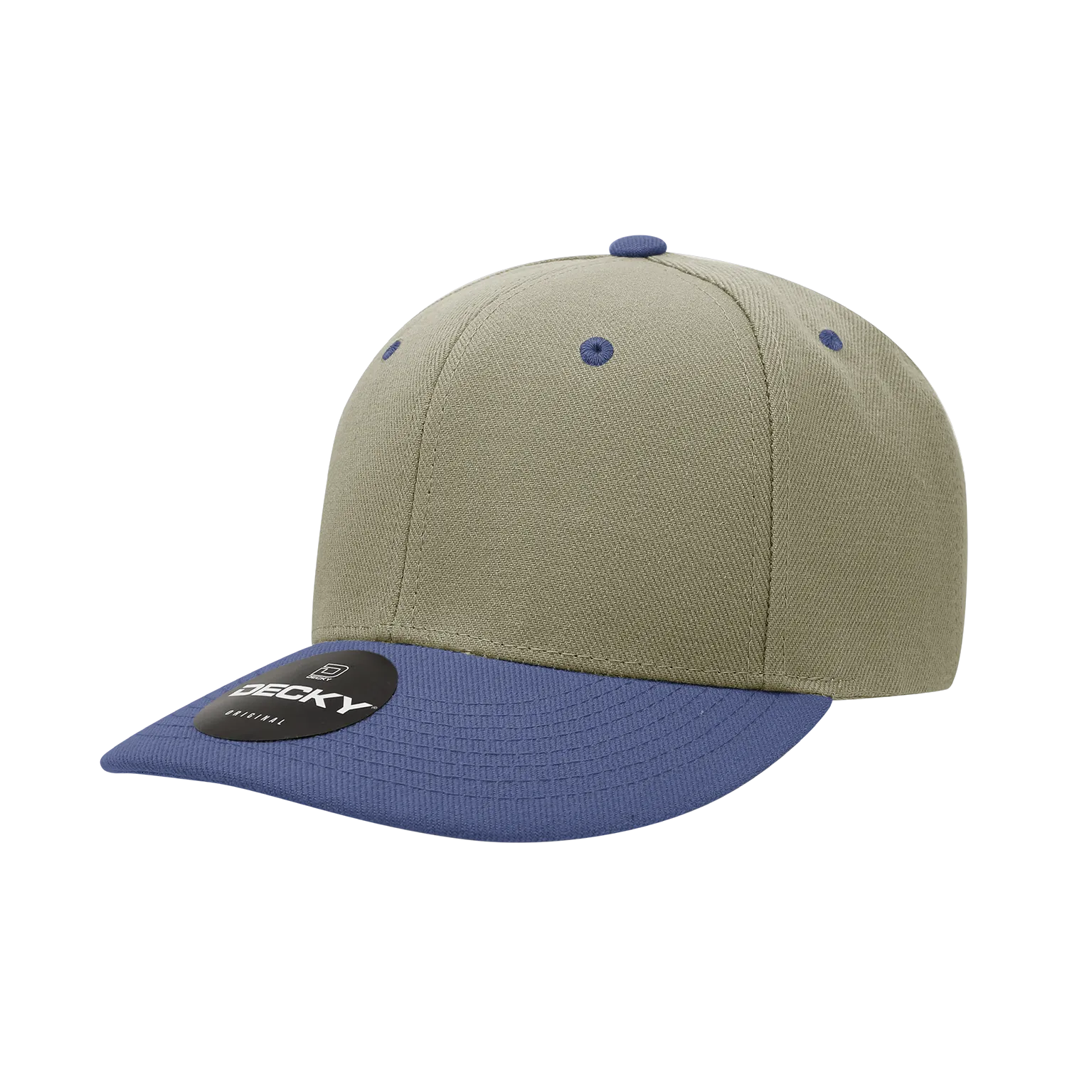 Decky 207 - Deluxe, Mid Pro Baseball Hat, 6 Panel Structured Cap - CASE Pricing