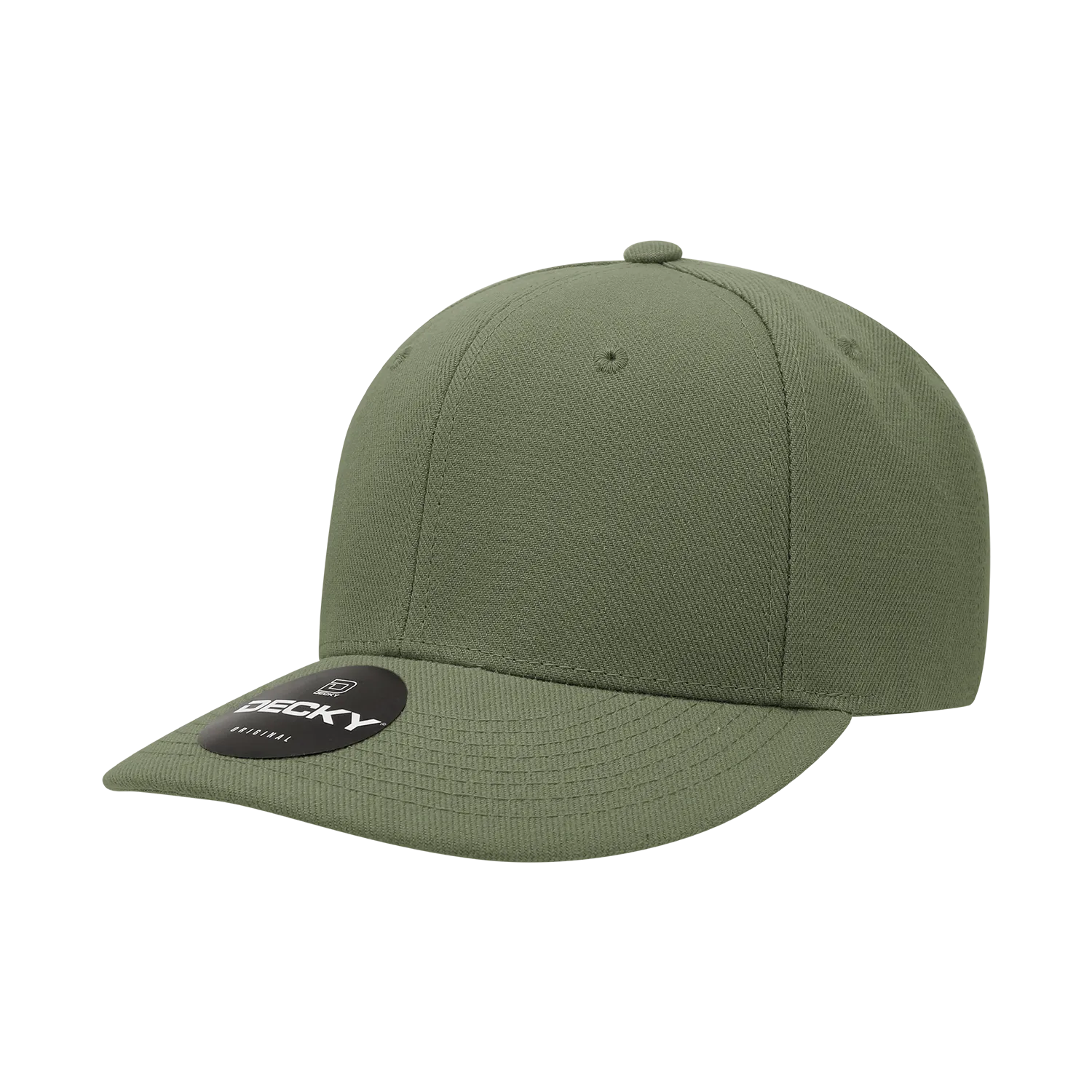 Decky 207 - Deluxe, Mid Pro Baseball Hat, 6 Panel Structured Cap - CASE Pricing