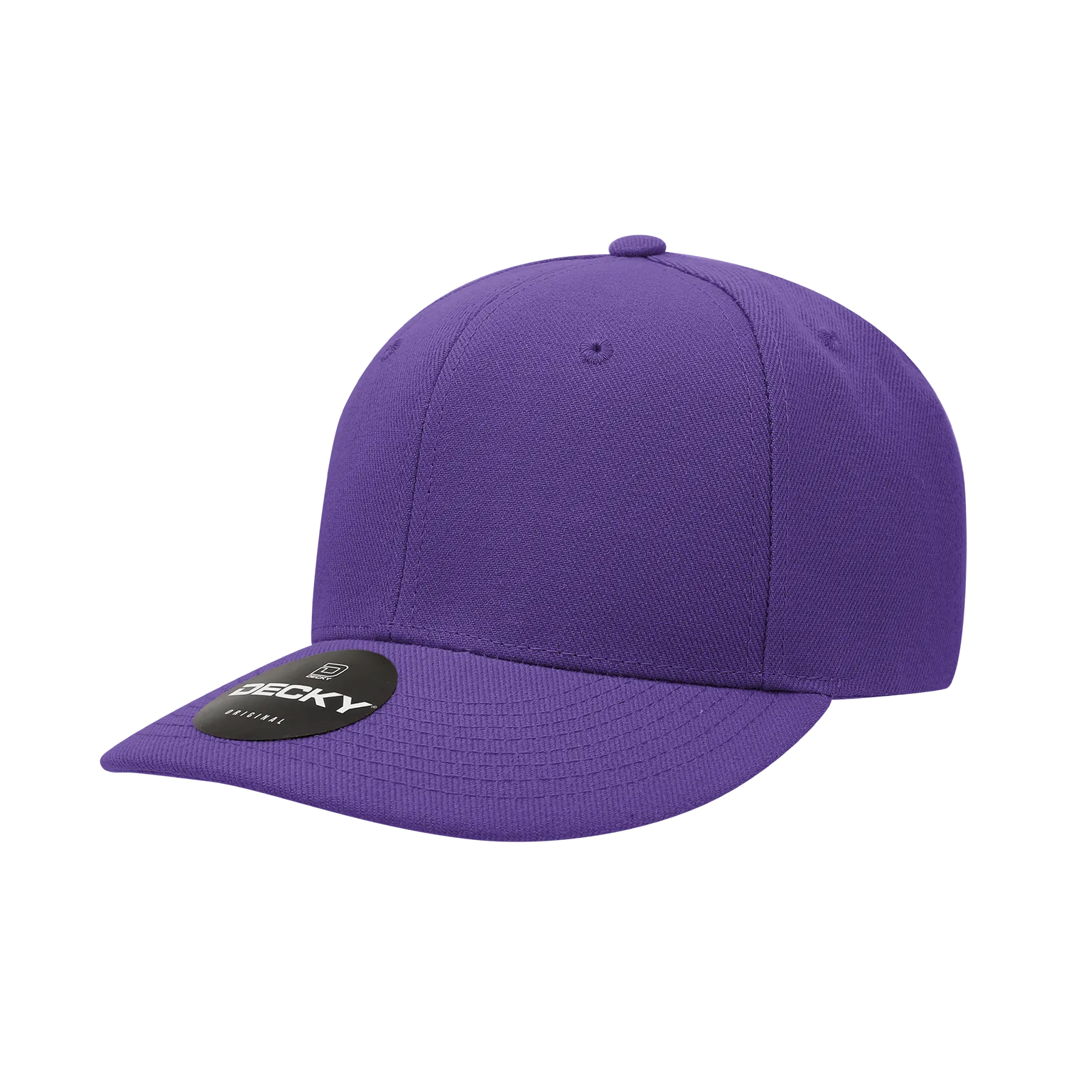 Decky 207 - Deluxe, Mid Pro Baseball Hat, 6 Panel Structured Cap - CASE Pricing