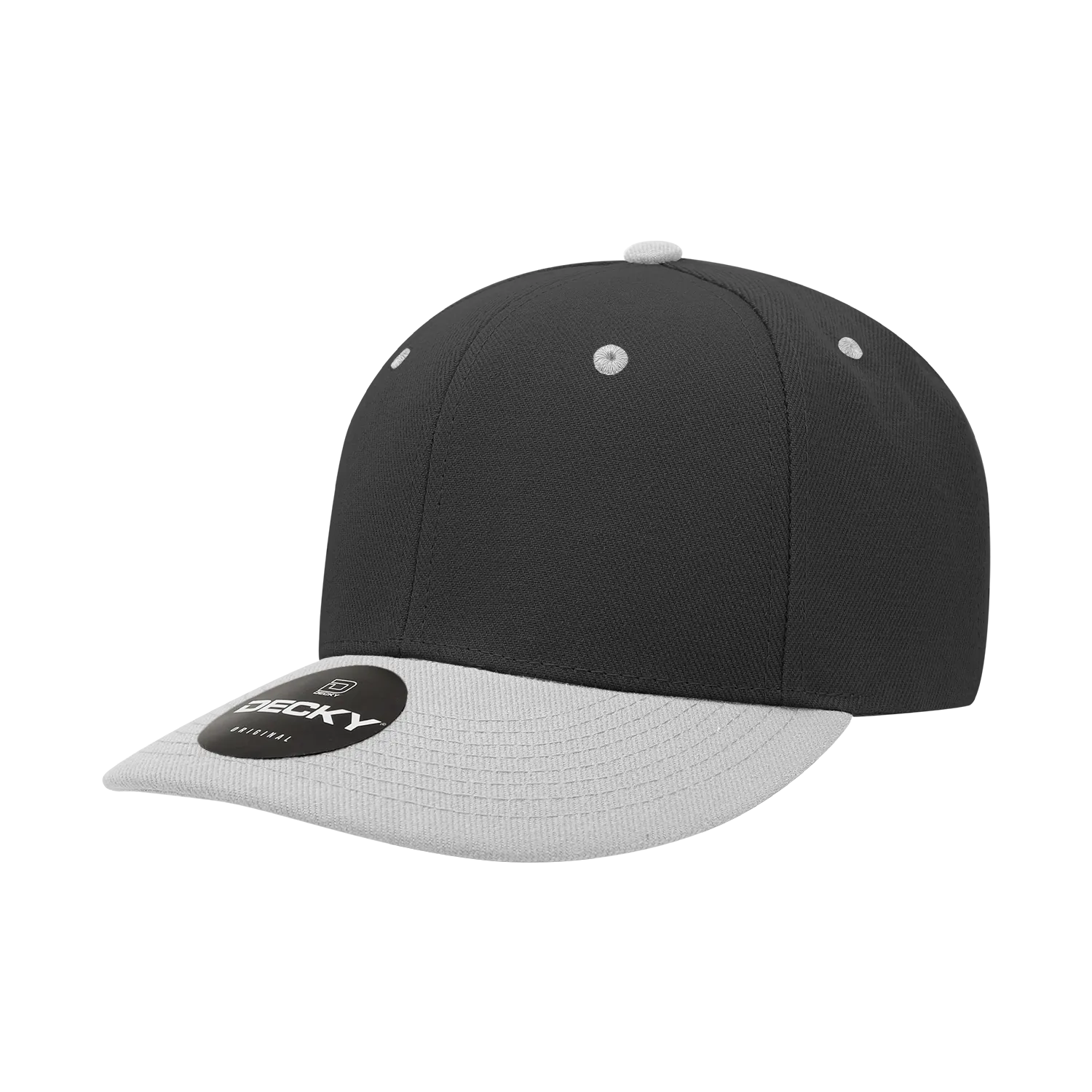 Decky 207 - Deluxe, Mid Pro Baseball Hat, 6 Panel Structured Cap - CASE Pricing