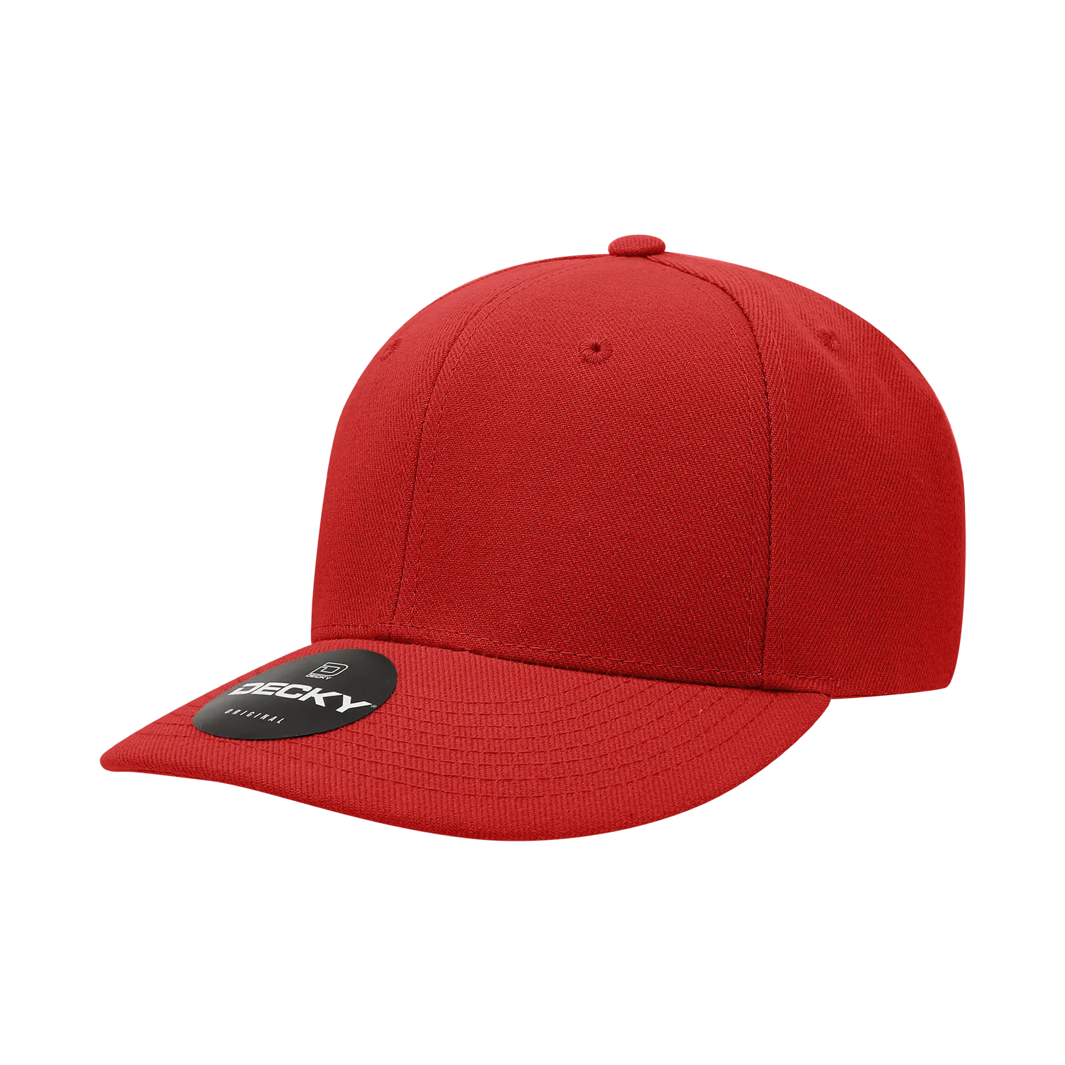 Decky 207 - Deluxe, Mid Pro Baseball Hat, 6 Panel Structured Cap - CASE Pricing