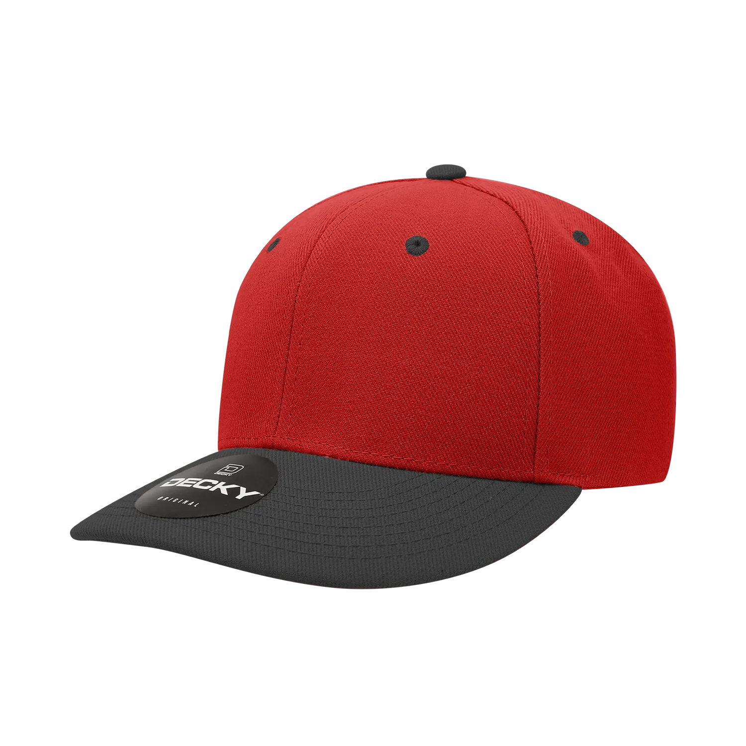 Decky 207 - Deluxe, Mid Pro Baseball Hat, 6 Panel Structured Cap - CASE Pricing