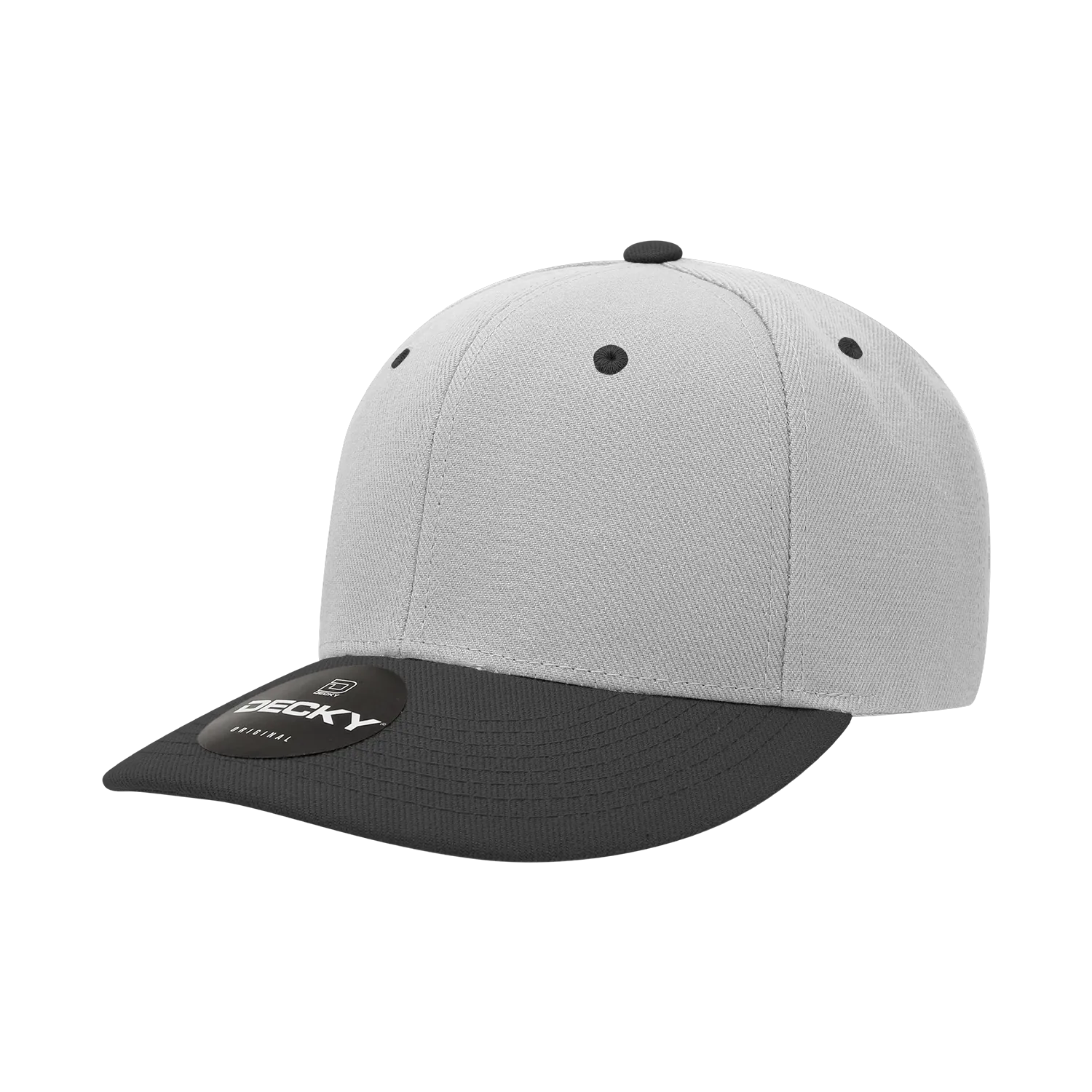 Decky 207 - Deluxe, Mid Pro Baseball Hat, 6 Panel Structured Cap - CASE Pricing