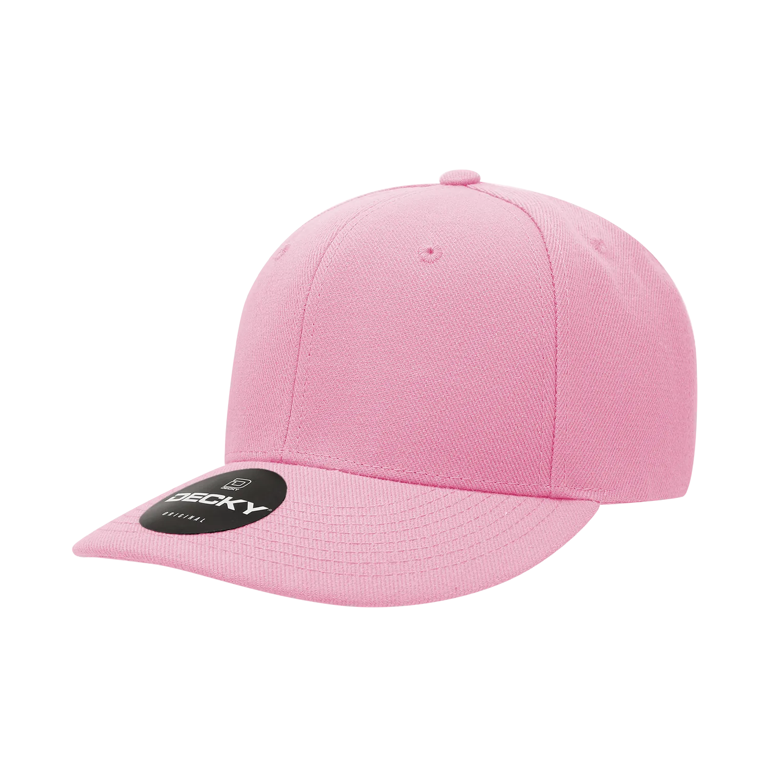 Decky 207 - Deluxe, Mid Pro Baseball Hat, 6 Panel Structured Cap - CASE Pricing