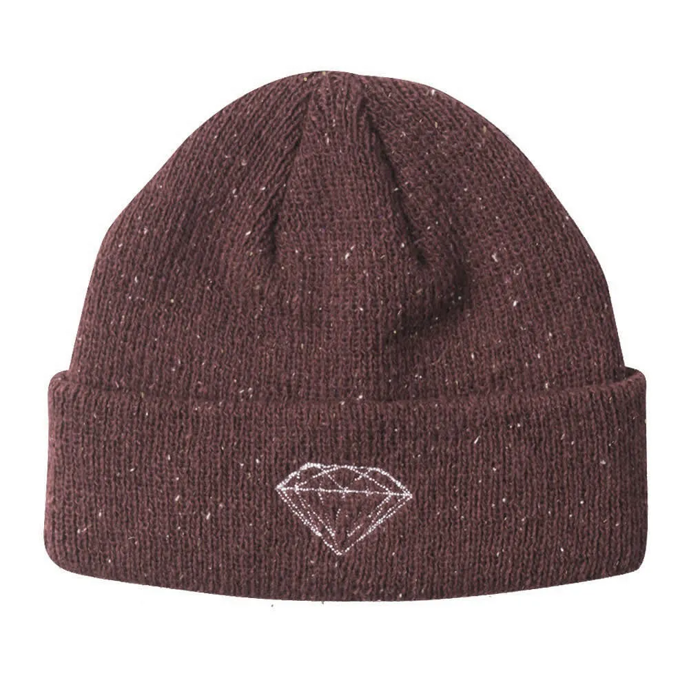 Diamond Supply Co Brilliant Beanie Burgundy