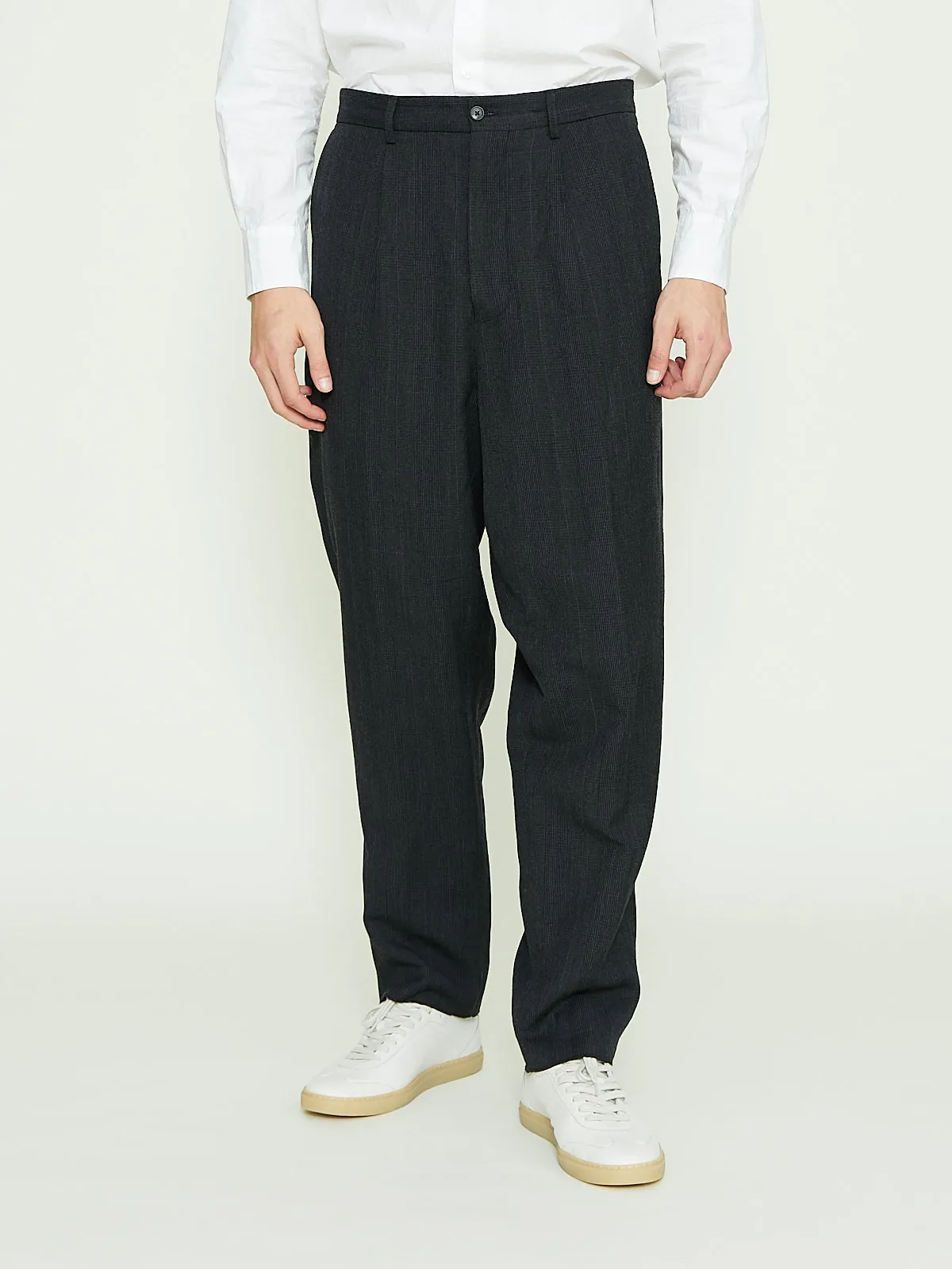 Farmer Pants in Charcoal Check