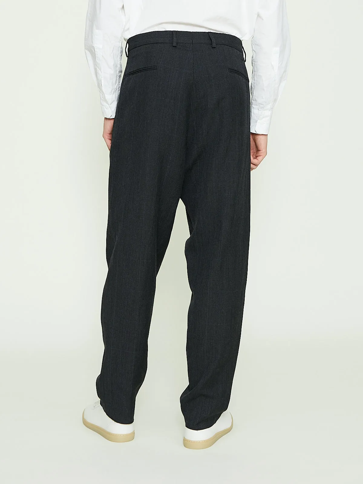 Farmer Pants in Charcoal Check