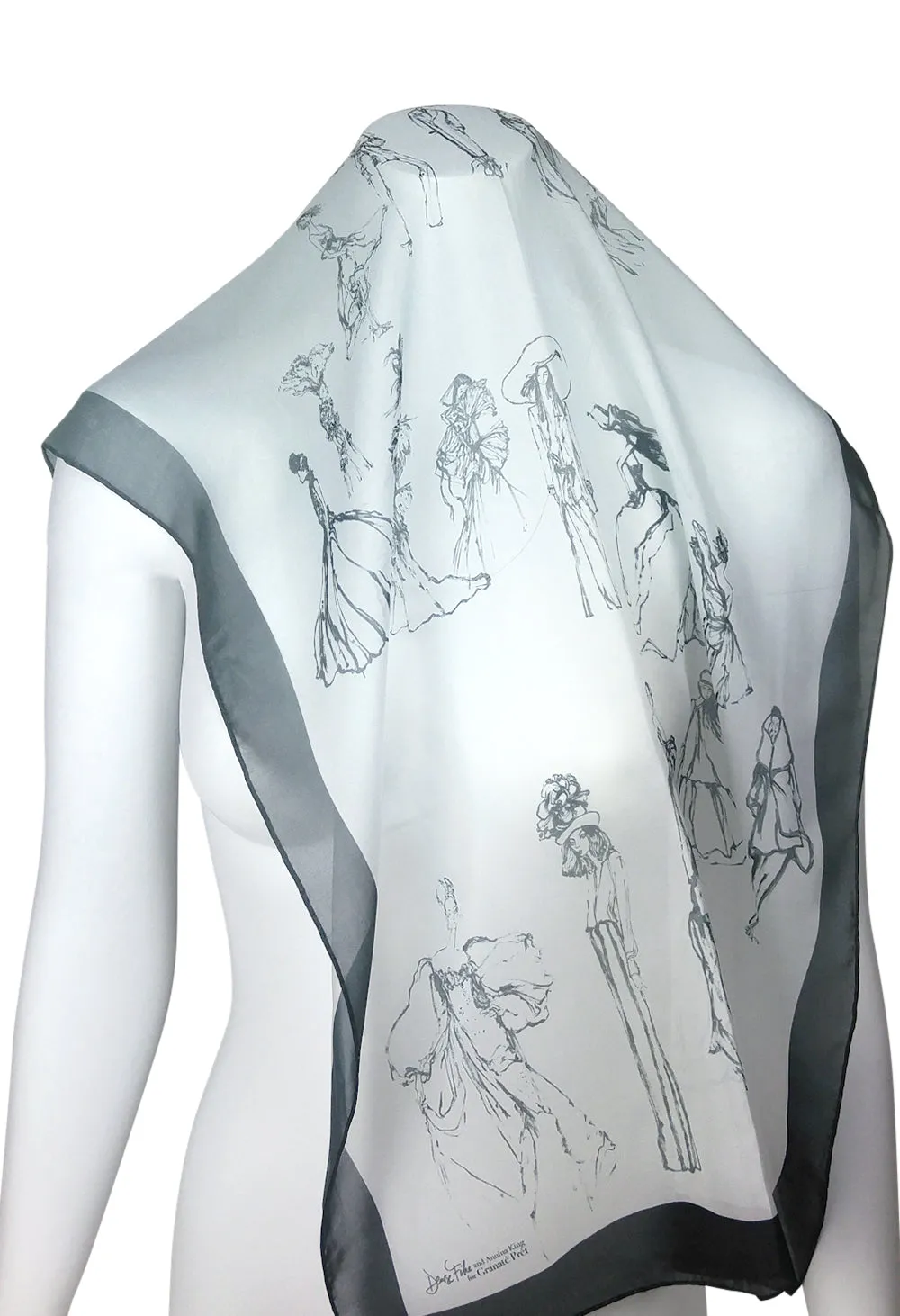 Fashion Procession Ombre Silk Scarf