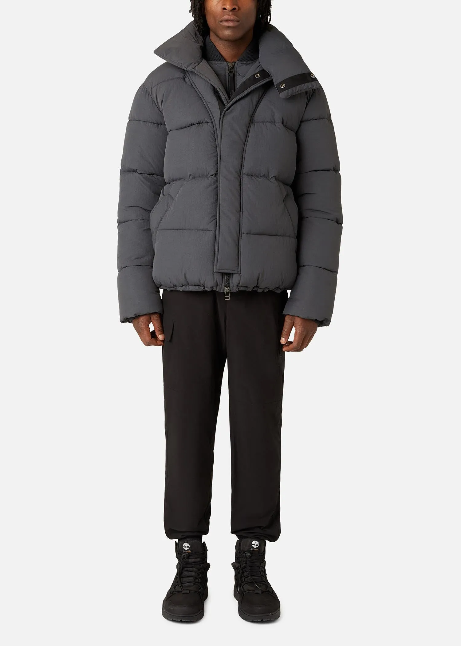 FILLED PUFFA DARK GREY