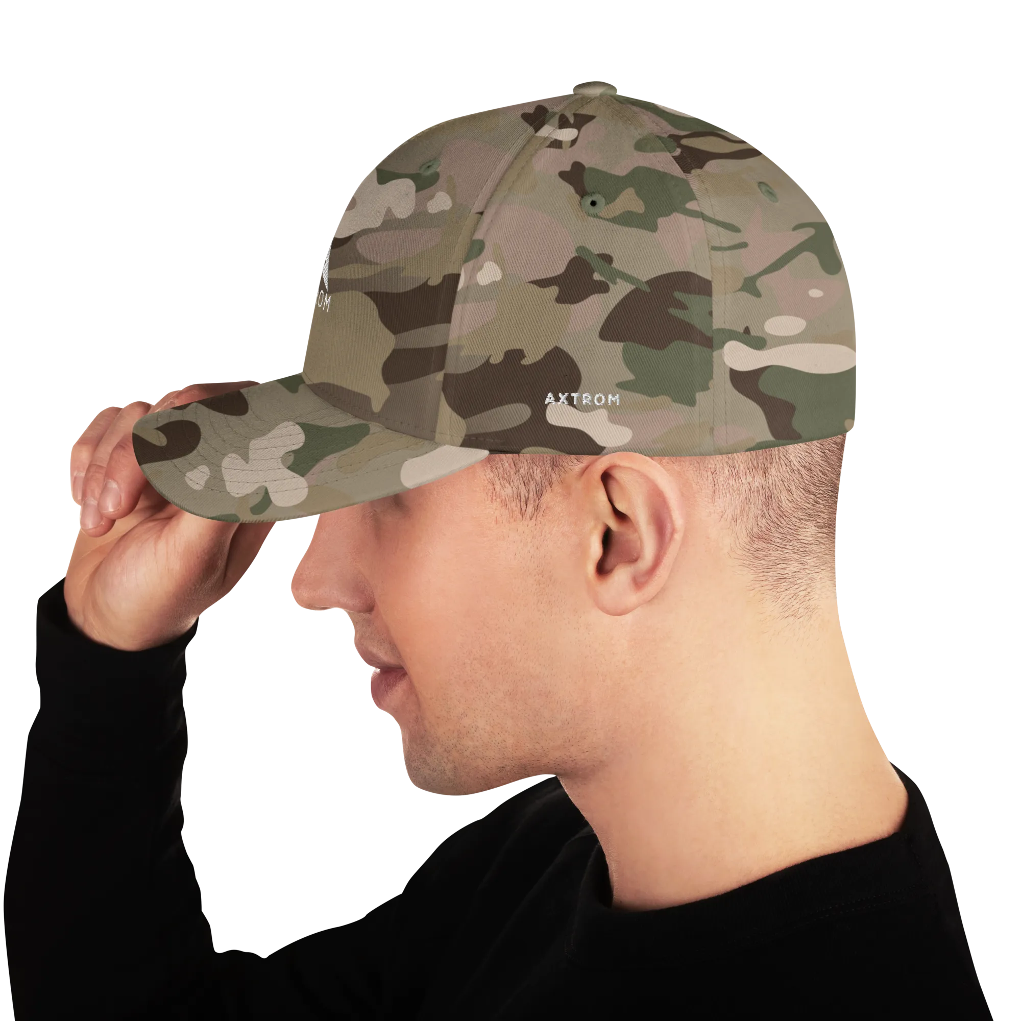 Flexfit Cap (White/Multicam Green)